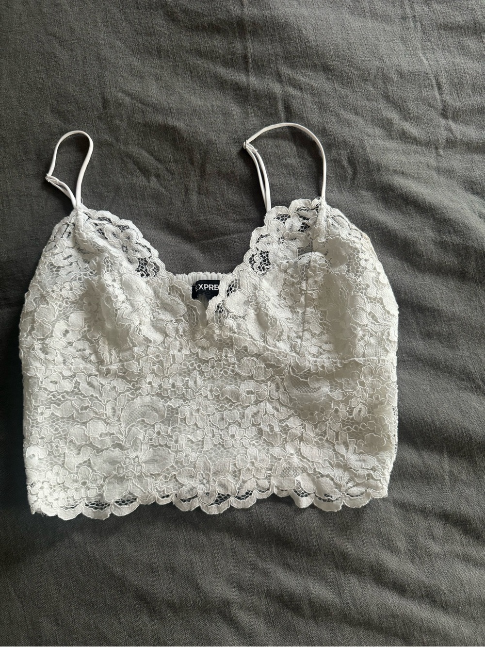 Express White Lace top